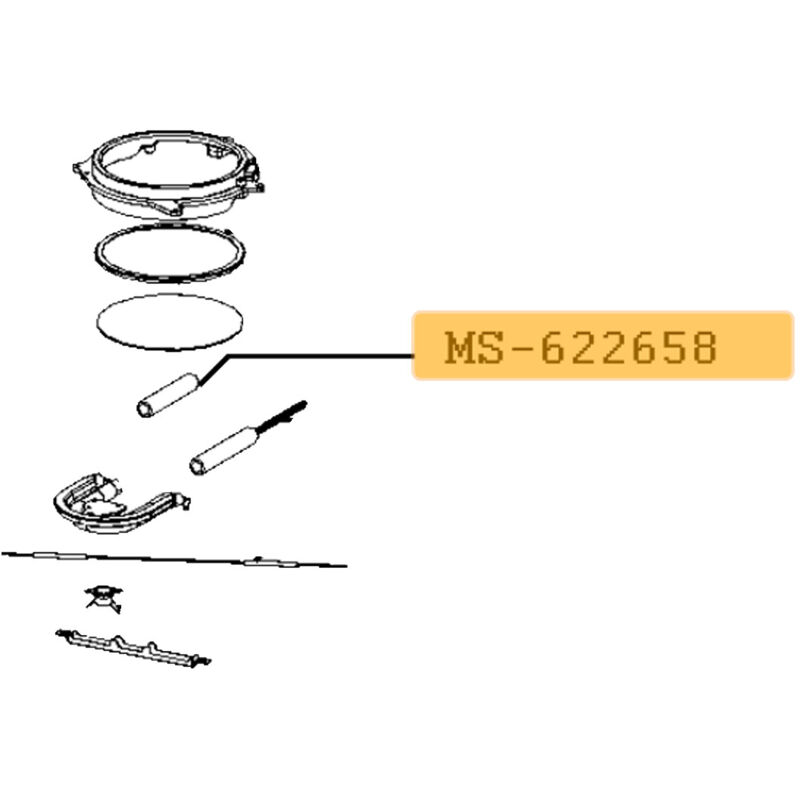 Ersatzteil - Schlauch 315mm - Krups rowenta