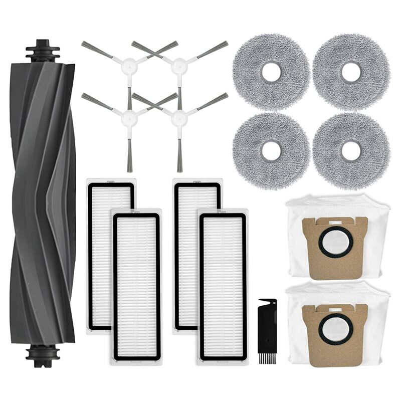 Image of Ersatzteile kompatibel für L10S Ultra / L10 Roboter-Staubsauger, Zubehör, Hauptbürste, Staubbeutel