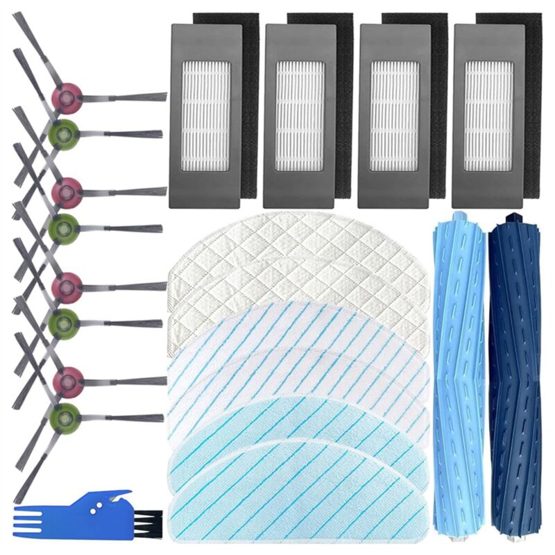 Image of Ersatzteilset Zubehör für Ozmo T9 + Staubsauger Robot2 Hauptbürste/Rollbürste