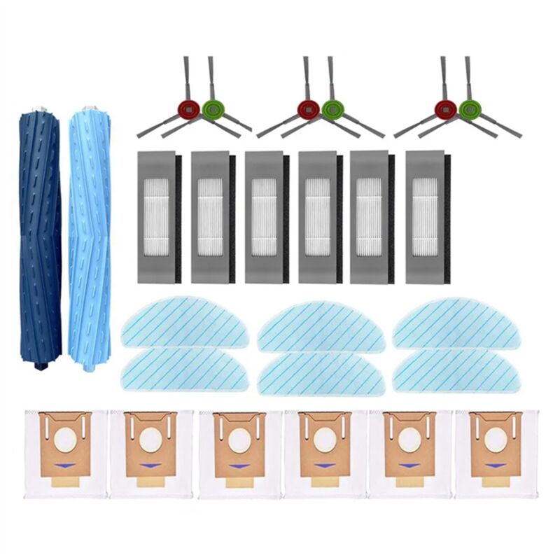 Image of Ersatzteilset Zubehör für Ozmo T9 + Staubsaugerroboter Hauptbürste/Rollbürste