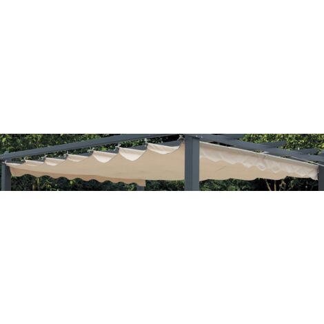 ERSATZTUCH TOP ABDECKUNG FÜR MT.3X4 VERSENKBARE PERGOLA JAHR 2017