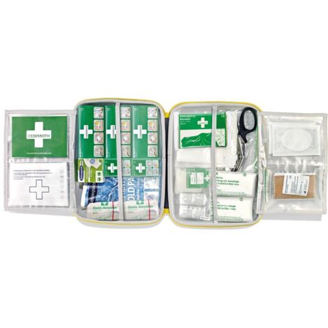 Erste-Hilfe-Tasche B310xH247xT80ca.mm grün CEDERROTH