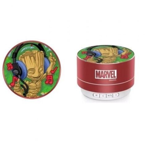 ERT Group Altavoz inalámbrico portátil 3W Grot 001 Marvel rojo