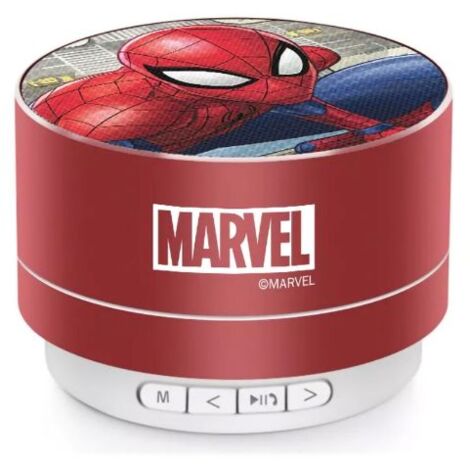 ERT Group Altavoz inalámbrico portátil 3W Spider Man 022 Marvel rojo