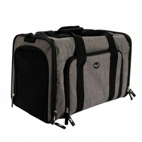 Erweiterbare graue Tasche - Dogit Explorer -Taschen