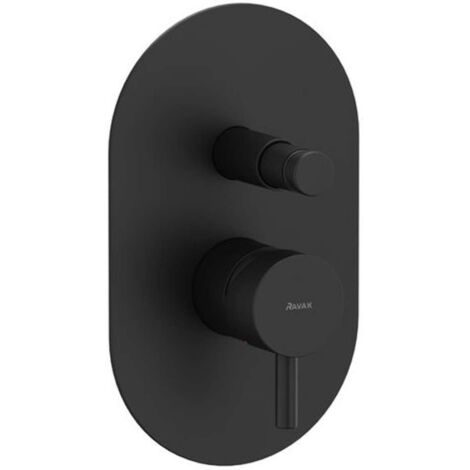 ES 061.20BLM.O2 Grifo empotrado Espirit con interruptor automático, Black Matt