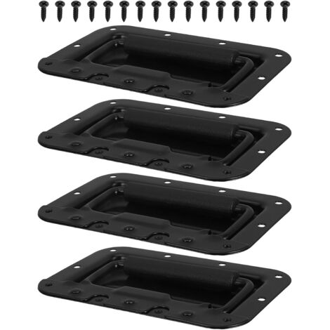 es encastr es en fer noir ressort pour flight cases kit de