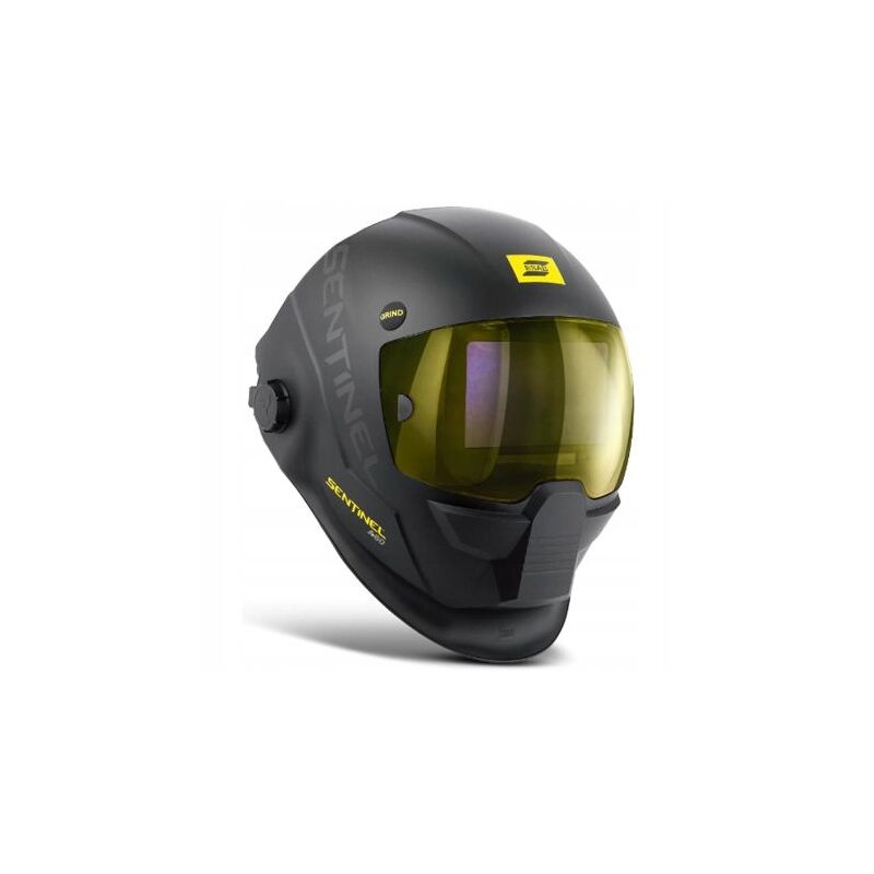Esab® Sentinel™ - Helmet de soudage A60, design noir de profil bas, nylon de haute résistance aux chocs, large zone de vision de 4.65 x 2.8 in.