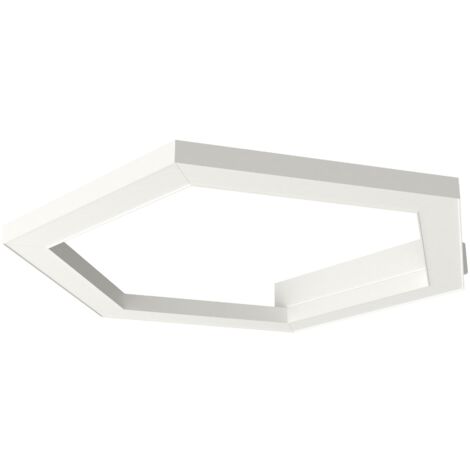 ESAGONO PLAFONIERA Ø40 MONOCOLORE OPACO