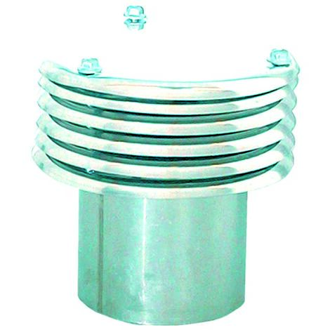 Esalatore lamellare d 80 inox