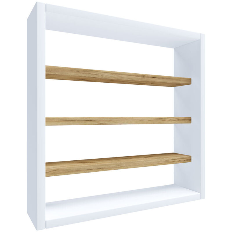 Ebuy24 - Meubles de cuisine Esaldi h. 40 x l. 40 x p. 10 cm Blanc/Hong Eiche