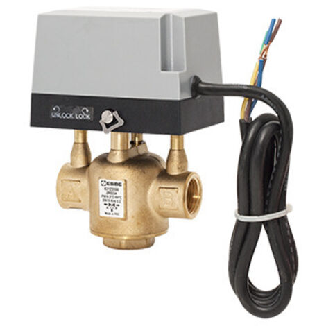 ESBE 3-Wege Zonenventil ZRS234 DN20, Kvs 4,6, G3/4", 230VAC, 2-Pkt