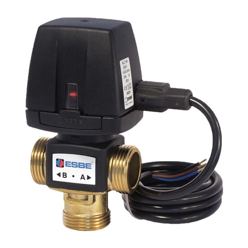 Vanne de zone 3 voies Vzd 43080300 dn 15, g 3/4, kvs 3,5, Kabel - Esbe