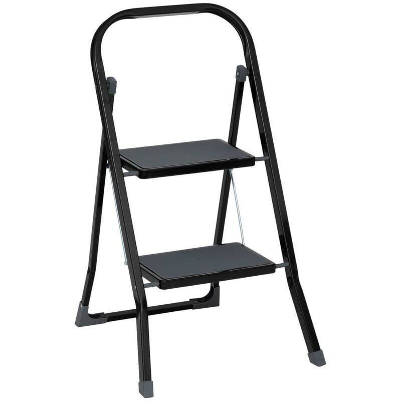 Escabeau 2 marches En Métal Noir Five