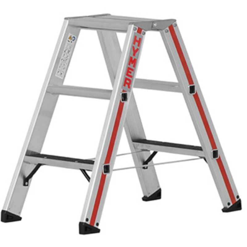 Matisère - Escabeau 2x4 marches - Hauteur max. de travail 1.45m - 862408