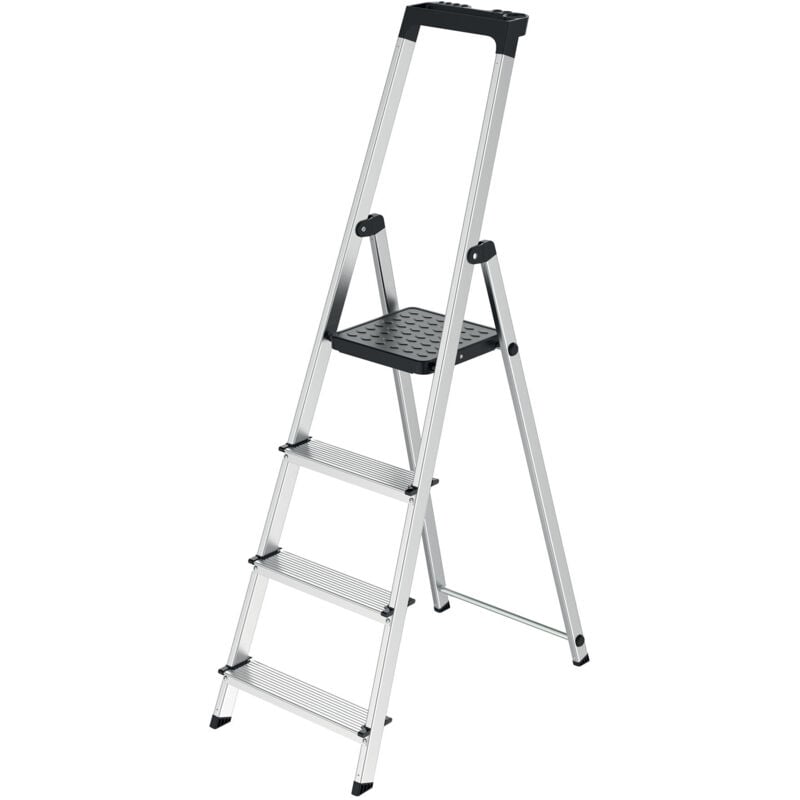 Escabeau 4 marches avec plateforme de travail - WERKA PRO