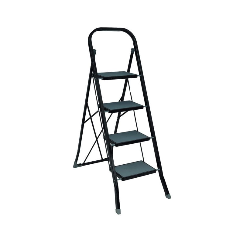 5five Simply Smart - Escabeau 4 Marches 'Pliant' 124cm Noir