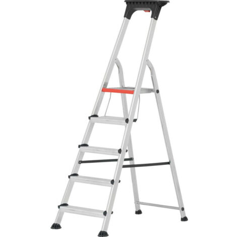 Escabeau 5 marches - Hauteur max. de travail 3.12m - 7002605