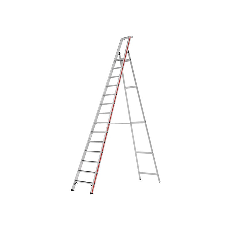 Matisère - Escabeau 14 marches - Hauteur max. de travail 5.25m - 862614