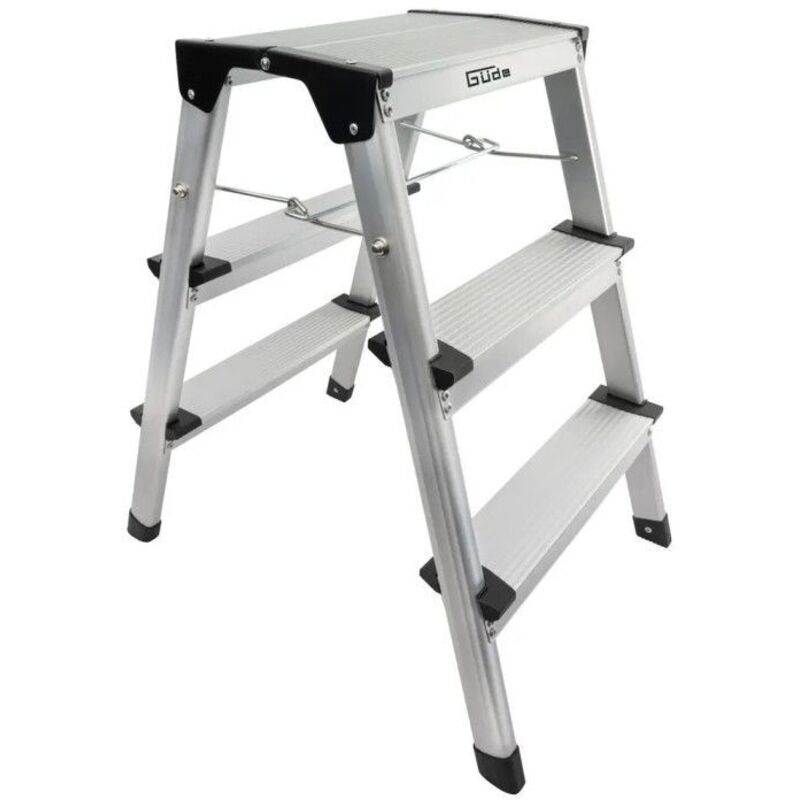 Güde - Escabeau alu 3 marches - Marchepied pliable gat 3S