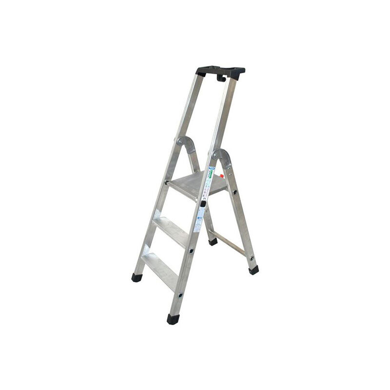 Escabeau 3 marches - Hauteur max. de travail 2.65m - Q60/3