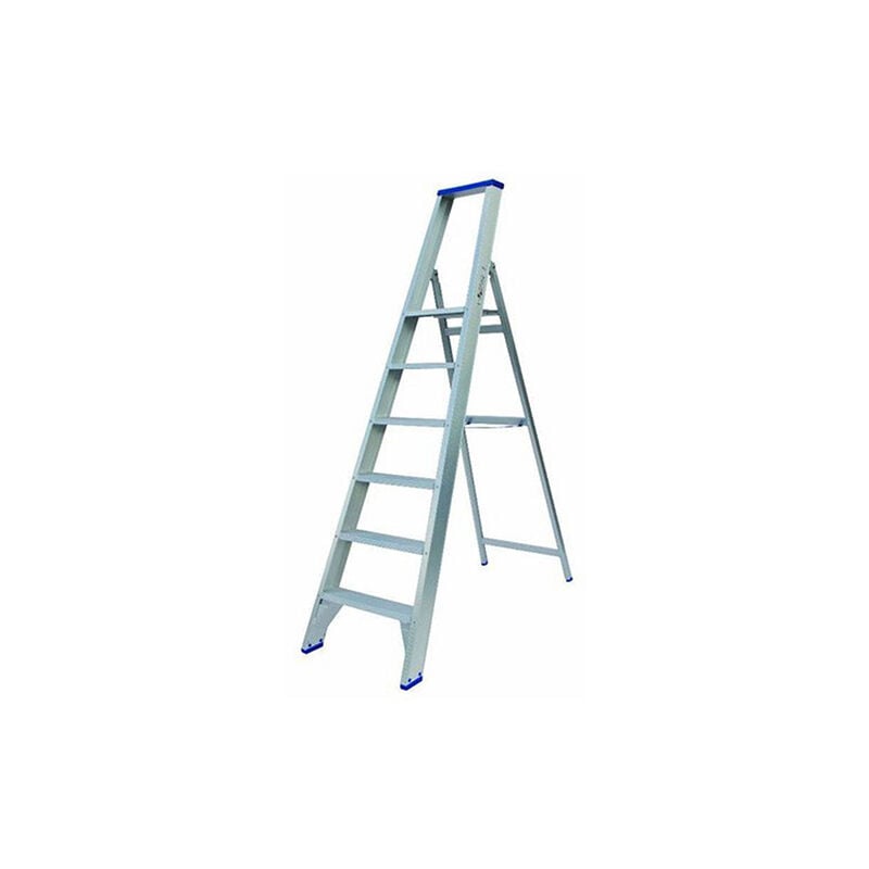 Matisère - Escabeau alu 6 marches - Hauteur max. de travail 3.50m - PT06