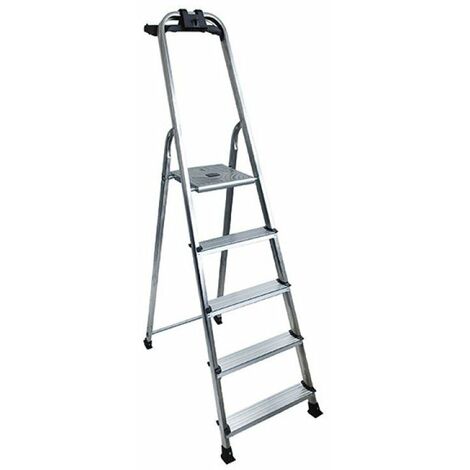 Escabeau Aluminium - 5 Marches 2m98 - Brico