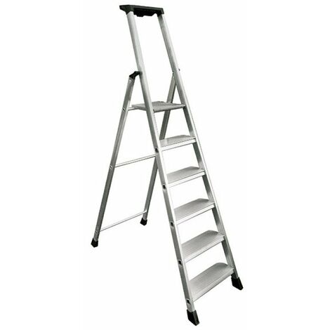 Escabeau Aluminium - 6 Marches Xl (11 Cm) - 3m21 Pro