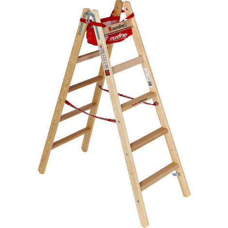 Escabeau bois Comfort-barreaux 2x5
