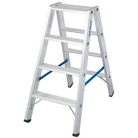 Escabeau double H de travail 2,70 H d'echelle 0,95 2x4 marches