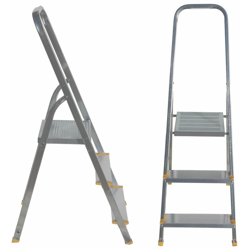 ALVE Escabeau en aluminium EUROSTYL 3 marches