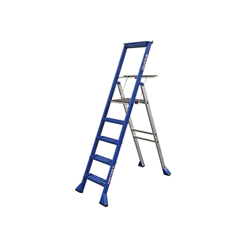 Matisère - Escabeau grande plateforme 6 marches - Hauteur de travail max. 3.32m - 649206