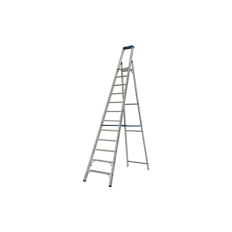 Krause - Escabeau h de travail 4,80 h reelle 2,80 Longueur 3,71 marches 12