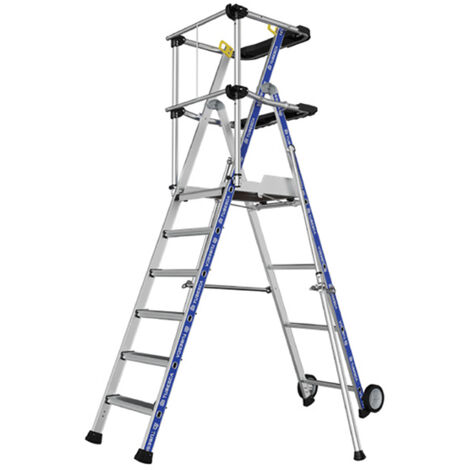Escabeau PIRL 3 marches - Hauteur max. de travail 2.70m - 2272903