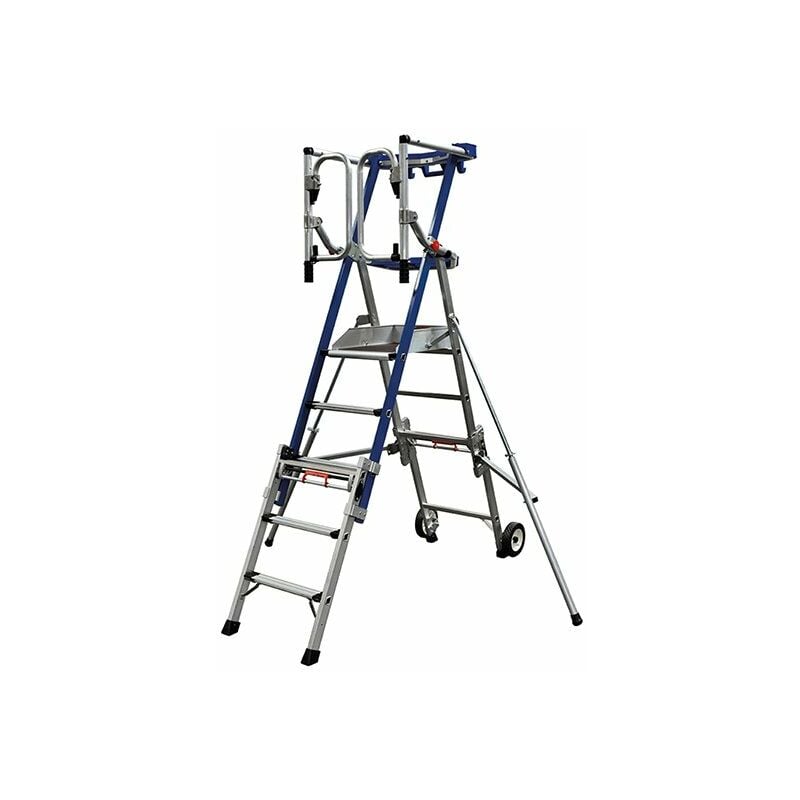 Pirl télescopique de 3 à 5 marches - Hauteur max de travaIL 3,28m - PIRLXT5-U