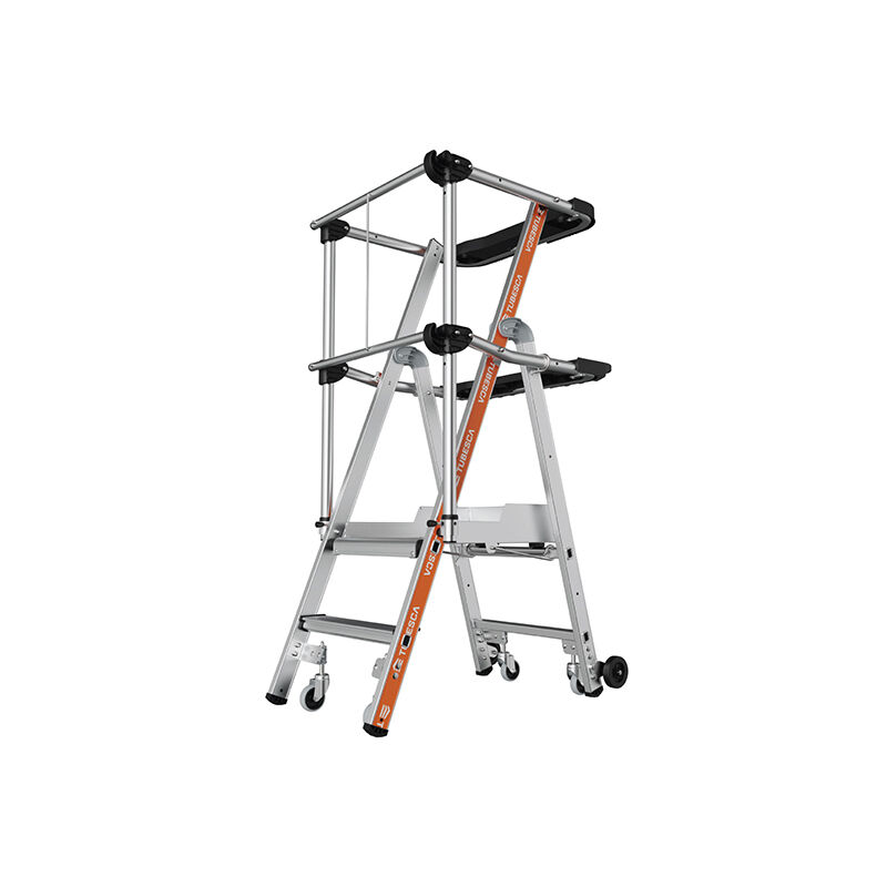 Escabeau pirl 2 marches - Hauteur max. de travail 2,48m - 2274162