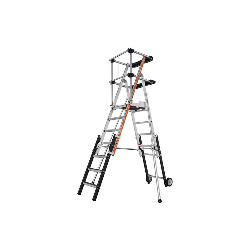 Pirl télescopique de 5 à 7 marches - Hauteur max. de travail 3.60m - 2274211