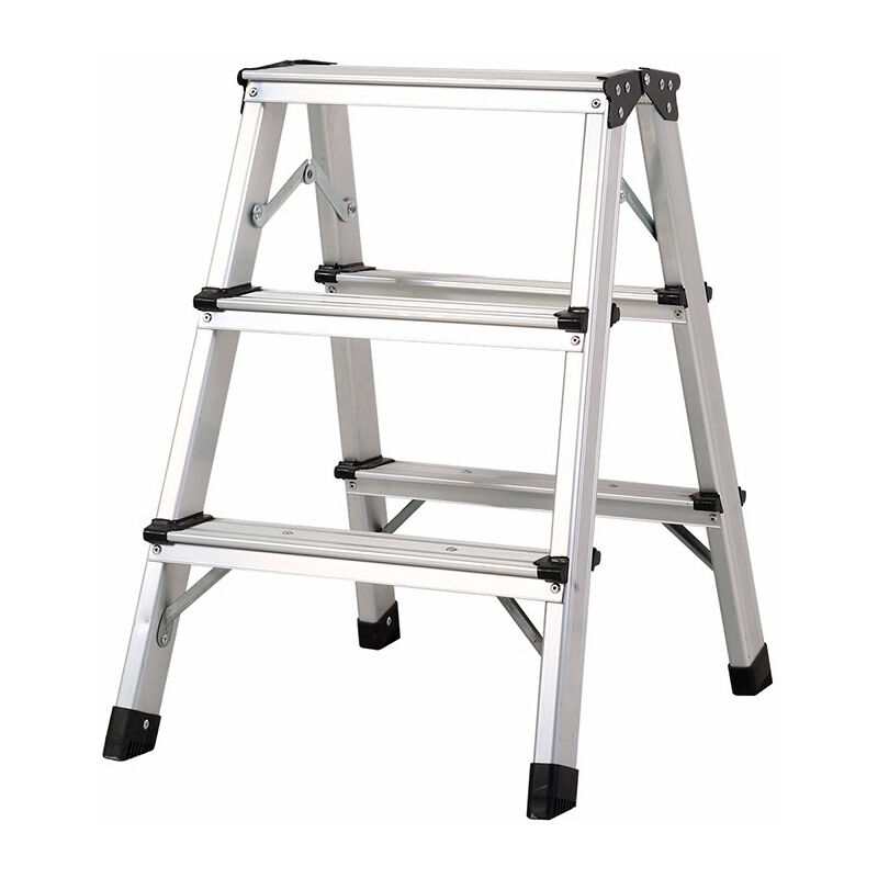 Escabeau pliable 3 marches en aluminium