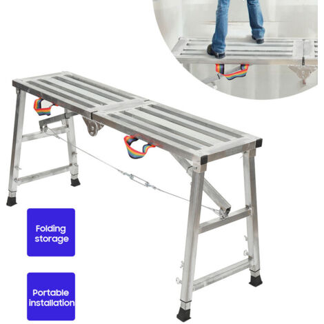 Escabeau pliable robuste – Marchepied renforcé multifonction pour travaux, bricolage et décoration, structure stable pour usage domestique et chantier