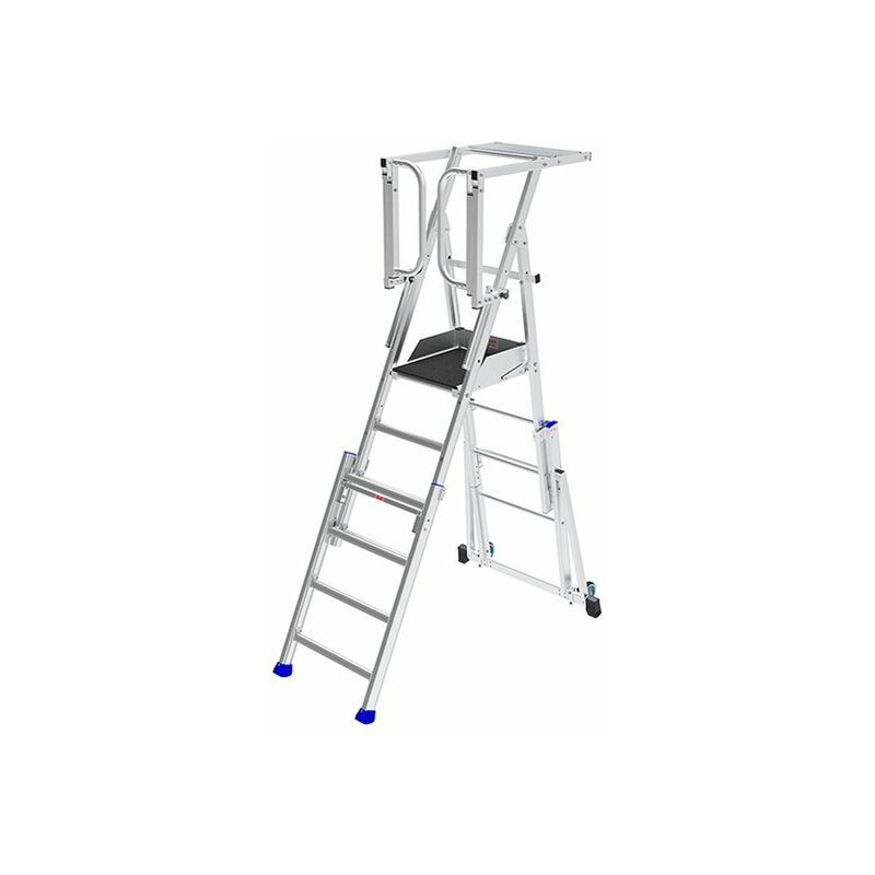 Matisère - pirl 4 à 6 marches avec portillon - Hauteur de travail max. 3.46m - PIRC150PS