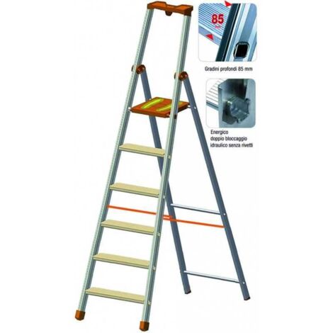 Escabeau Pro 3 Marches Facal Robustesse Aluminium Sécurité - Facal