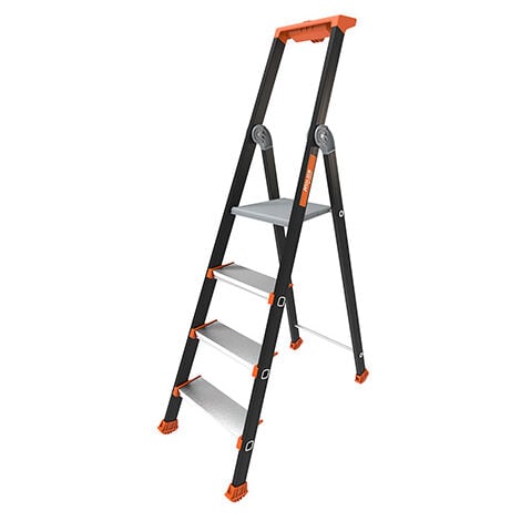 Escabeau pro 4 marches - Hauteur max. de travail 2.89m - 2375814