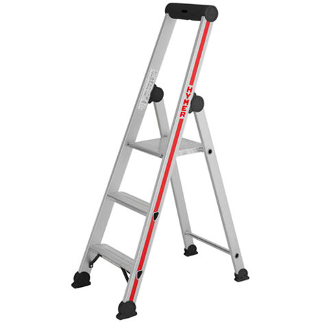 Escabeau pro alu anodisé - Marches 8cm (plusieurs tailles disponibles)