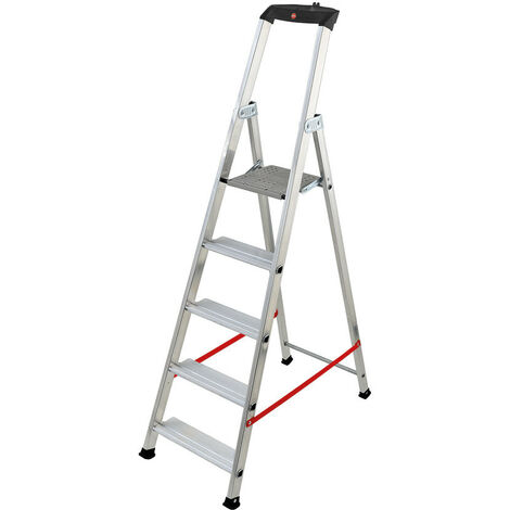 Hailo - Escabeau XXL Pro en Aluminium 6 marches 3,16m