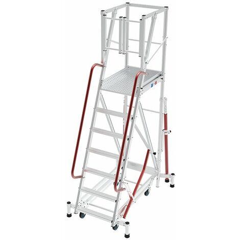 A. Escabeau pro de 5 marches pour une hauteur de travail maximale de 3.25m