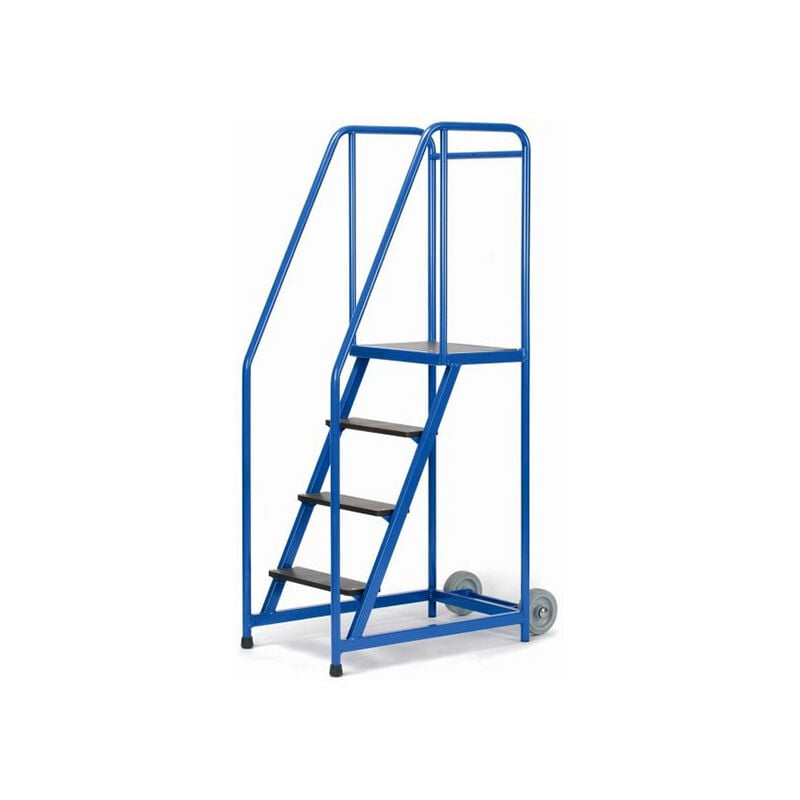 Escabeau 2 marches pour rayonnage - Hauteur de travail max. 2.52m - ESLG02