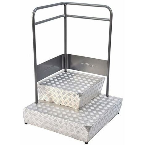 Escabeau roulant picking idéal pour charger des cartons ou caisses