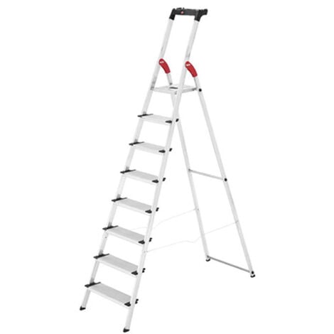 HAILO Escabeau 3 marches - Hauteur atteignable 3.45m - 8818-001