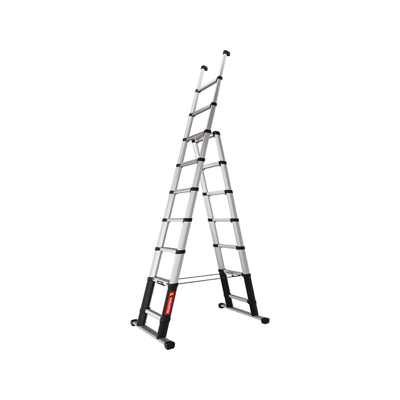 Matisère - Escabeau télescopique - Hauteur max. de travail 3.80m - Porte-outils - TEL-72430/9202-101