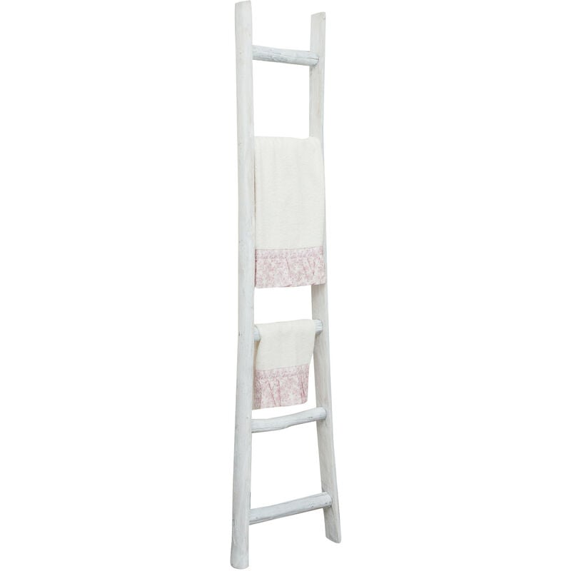 

Biscottini - Escala de madera acabado con efecto envejecido talla L44xPR8xH180 cm